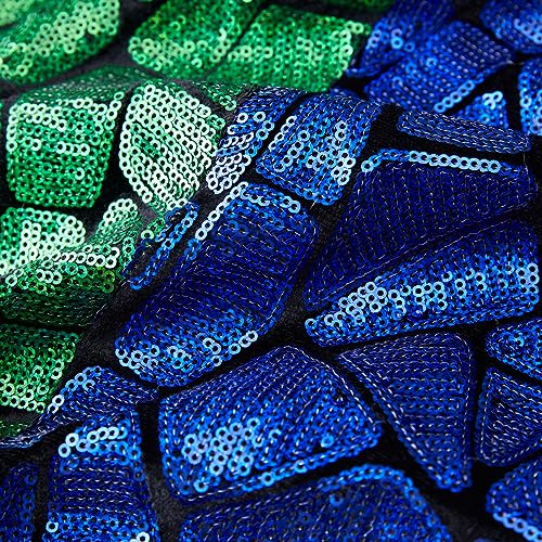 Men's Fashion Velvet Sequins Blazer Sequins Party Prom Suit Jacket4