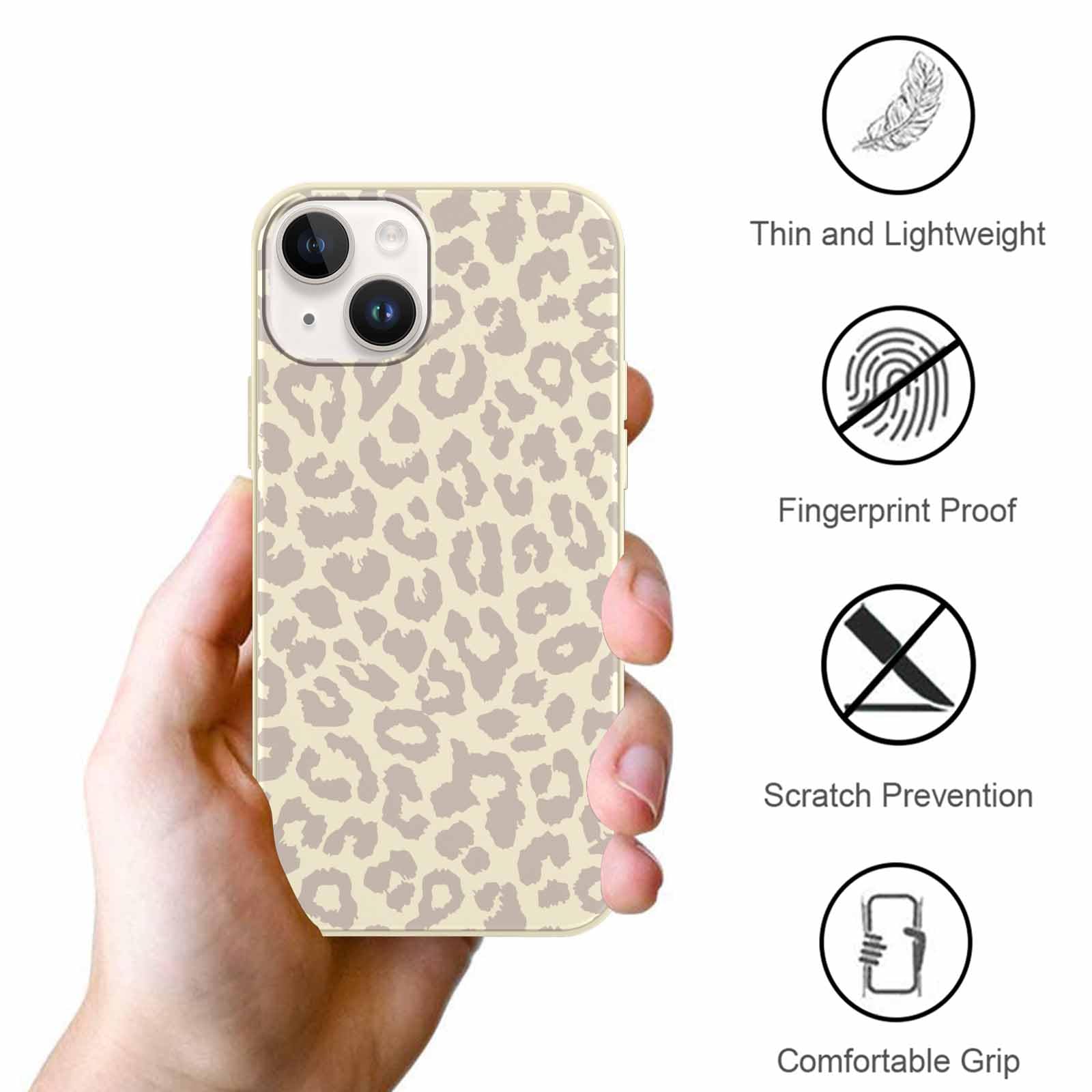Yoedge [2 Pezzi Cover per Apple iPhone 14 Pro, Silicone Morbide Matte