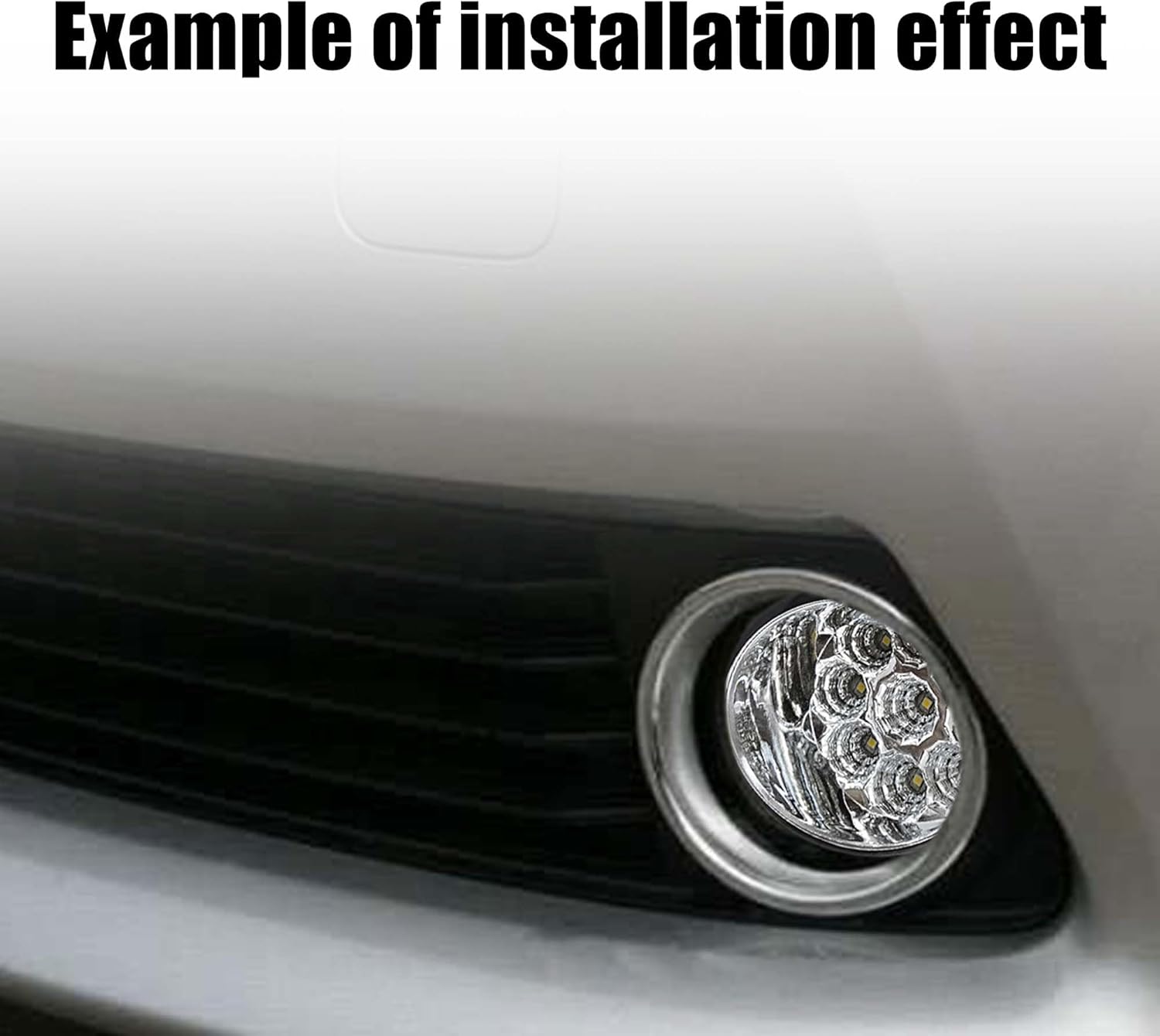 Left&Right LED fog lamp Assembly Compatible with Toyota Venza Avalon Camry Corolla Highlander Matrix Prius RAV4 Solara Yaris, Lexus GS350 HS250h LX570 RX350 RX450h 2006-2013 with H11 12V 55W LED Bulbs