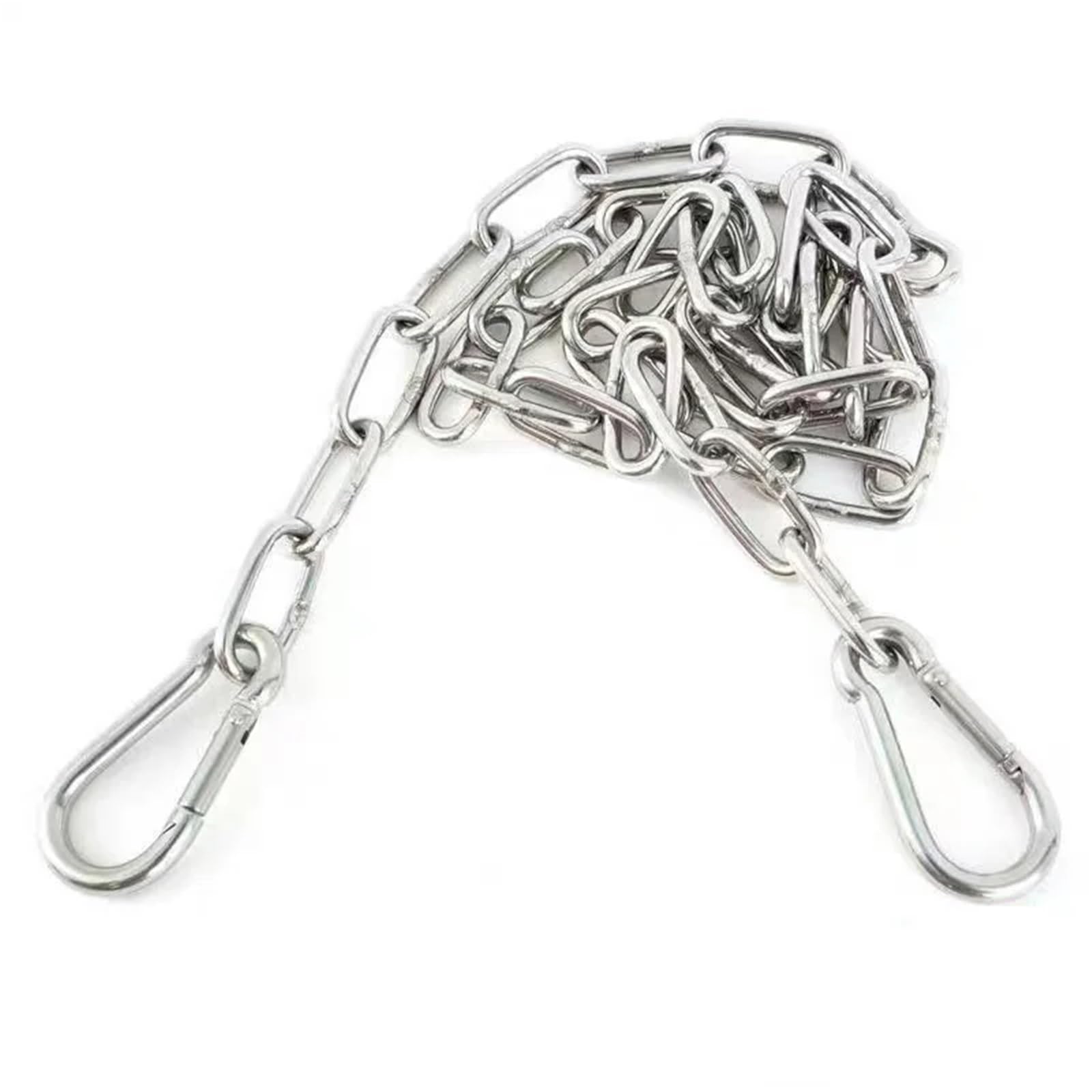 Cadena Cadena de acero inoxidable resistente, capacidad 550LB for sacos boxeo, silla colgante, hamacas, columpio(118inch)