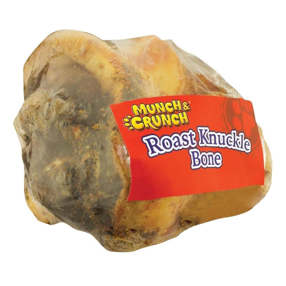 Munch & Crunch Dog Treats Large Meaty Roast Knuckle Bone x 20 Packs