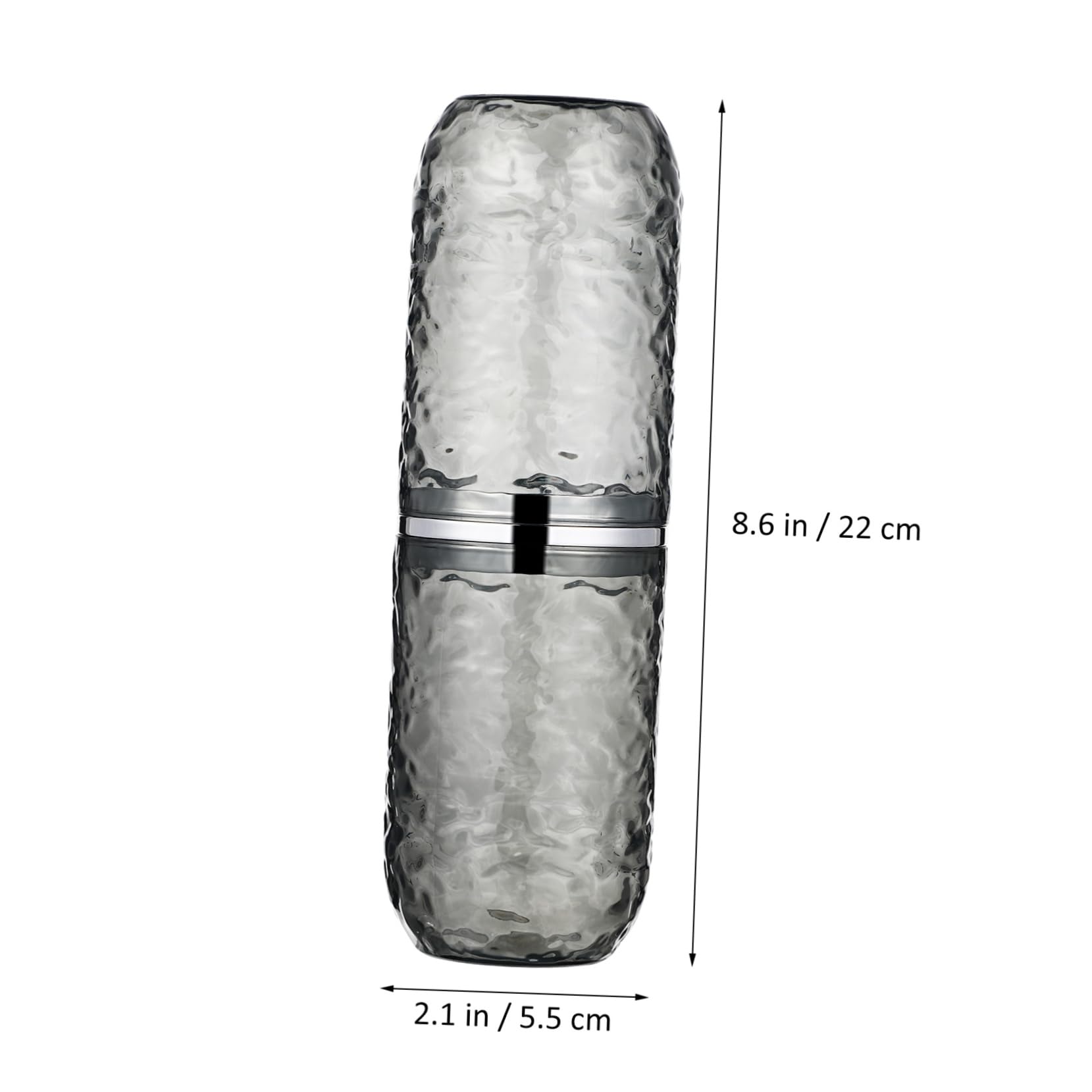 Baluue 8piezas Estuche De Para Cepillos De Dientes Contenedor Tapa Para y Diseño Transparente y