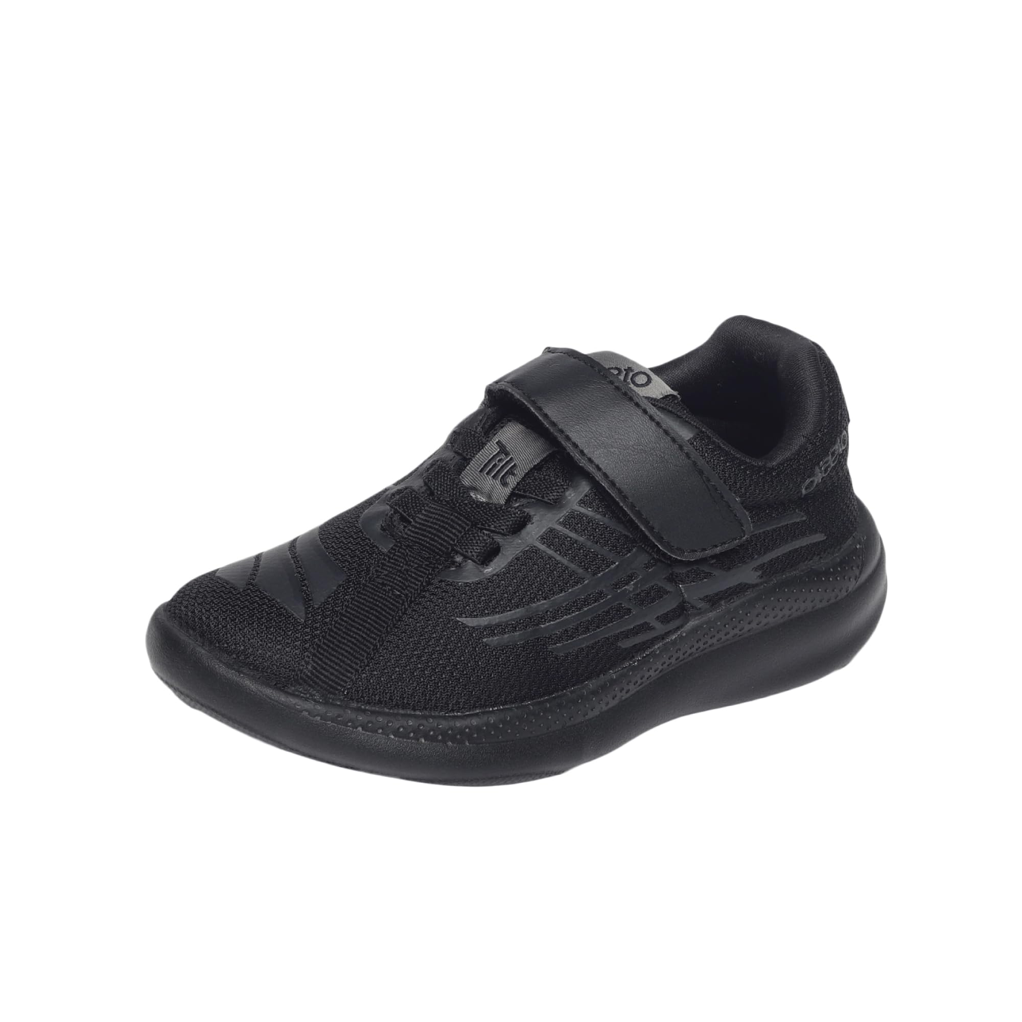 Plaeto Nova Unisex School Shoes Black for Boys & Girls