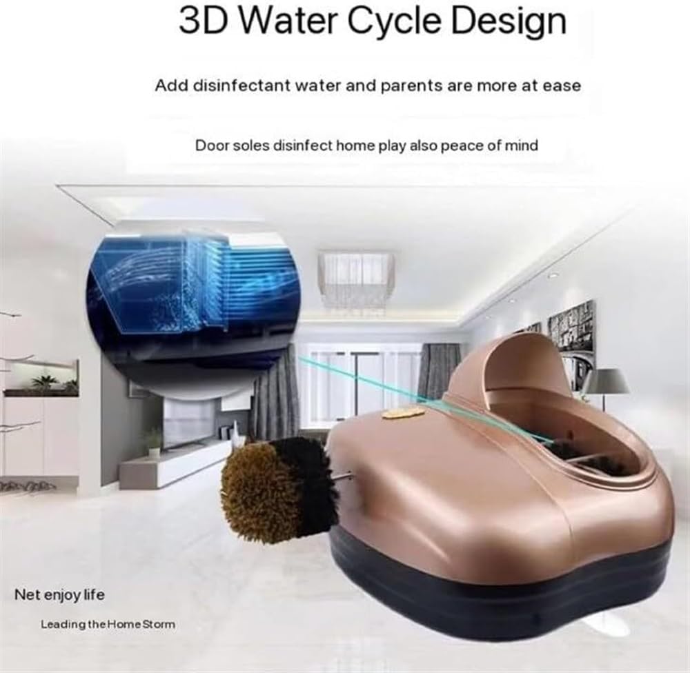 Automatic Shoe Cleaning Machine, Electric Sole Brush for Leather Boots & High Heels, Dust-Free Cleaner for Home & Workshop Use, Efficient & Easy Shoe Care