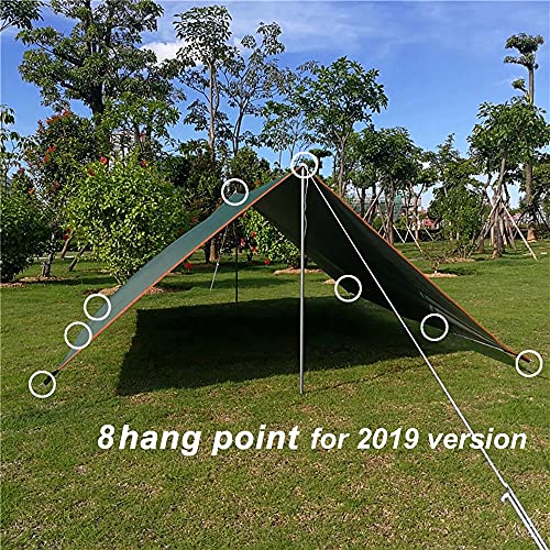 Toldo impermeable para camping y jardín 400x300cm miniatura 3