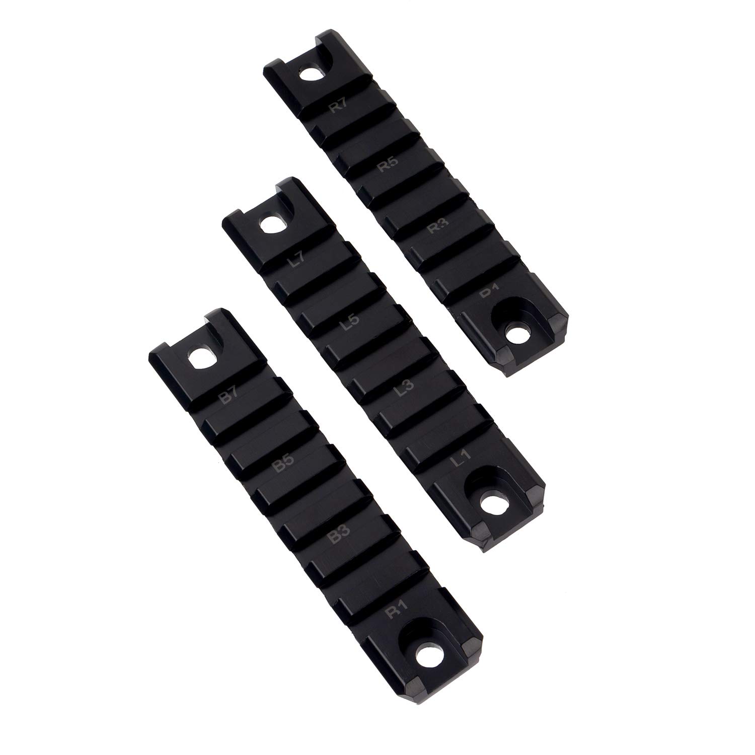 G36 Picatinny Rail 20mm Base Mount Set 3 Pezzi Alluminio per Caccia