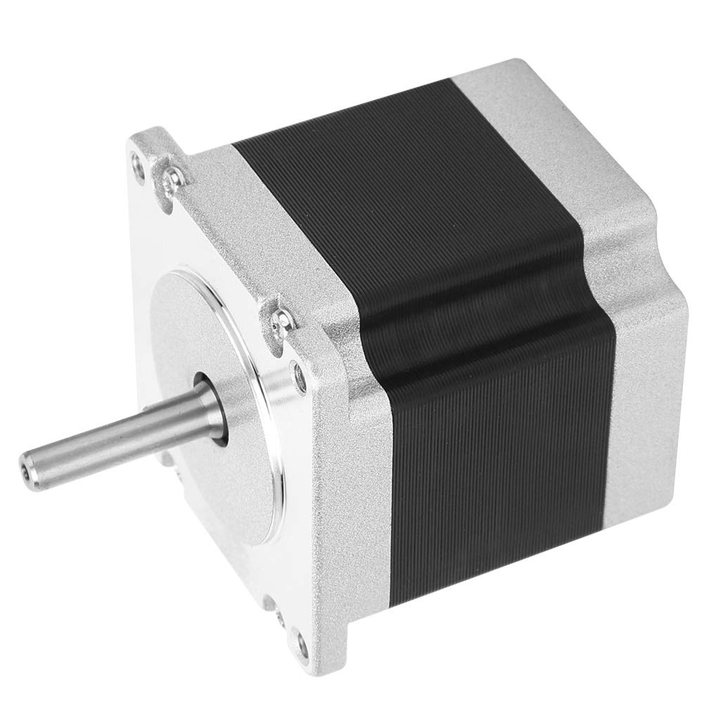 Moteur Pas à Pas NEMA 23 23HS5628 6, 35 Mm/8 Mm Fil de Cuivre Pur Sortie de Câble à 4 Broches pour Imprimantes 3D Équipement de Surveillance Machines D'emballage Textile (Diamètre