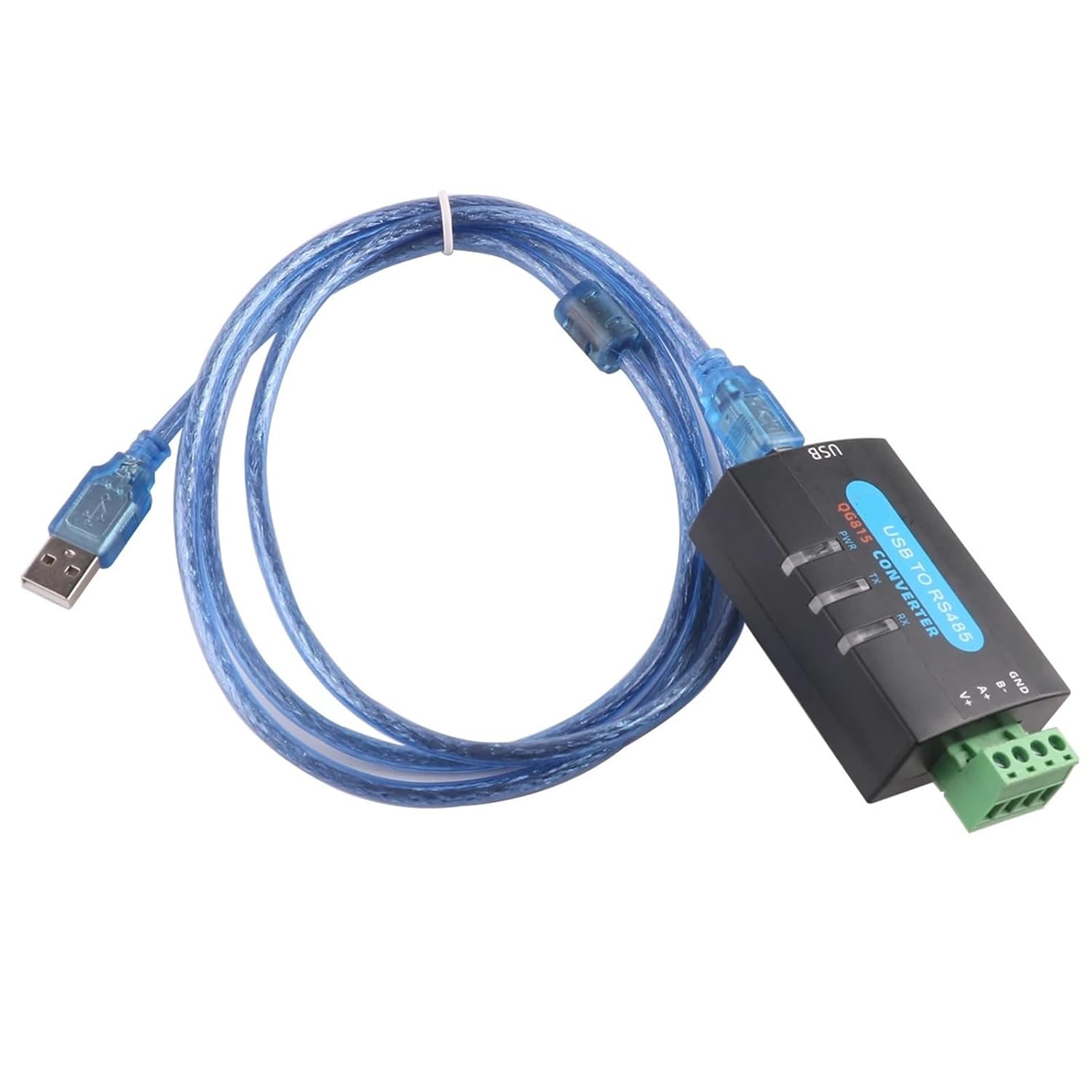 CH340 USB to RS485 Isolated Adapter 5v 12V VCC Serial Converter Cable(VCC 5V Version)