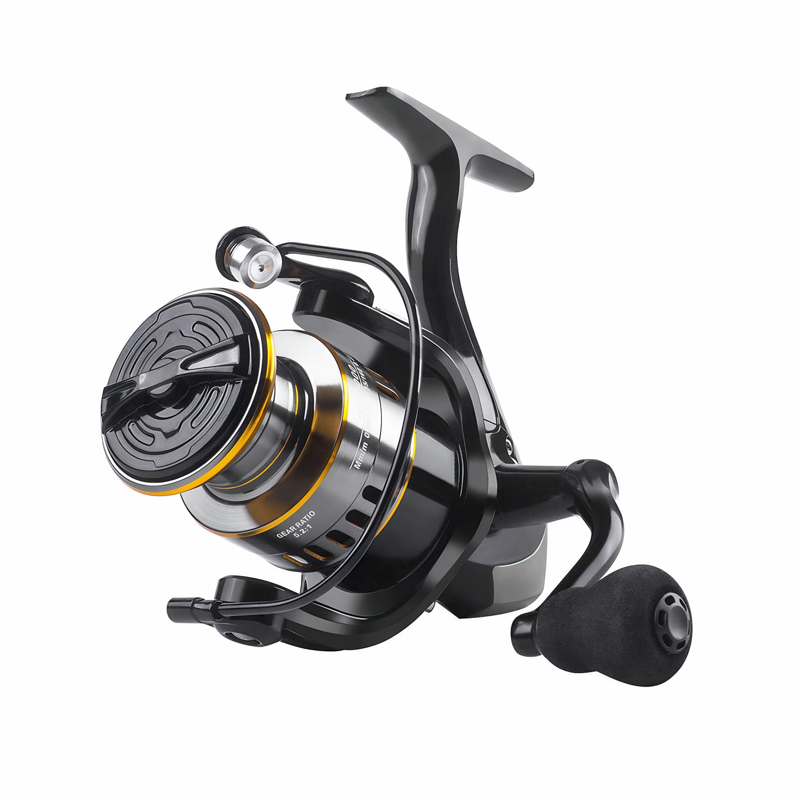 Persei Spinning Fishing Reel - 22LBs Max Drag, 5.2:1 Gear Ratio - Lightweight Ultra Smooth Powerful Saltwater or Freshwater Spinning Fishing Reel, 500 2000 3000 5000 7000 Series