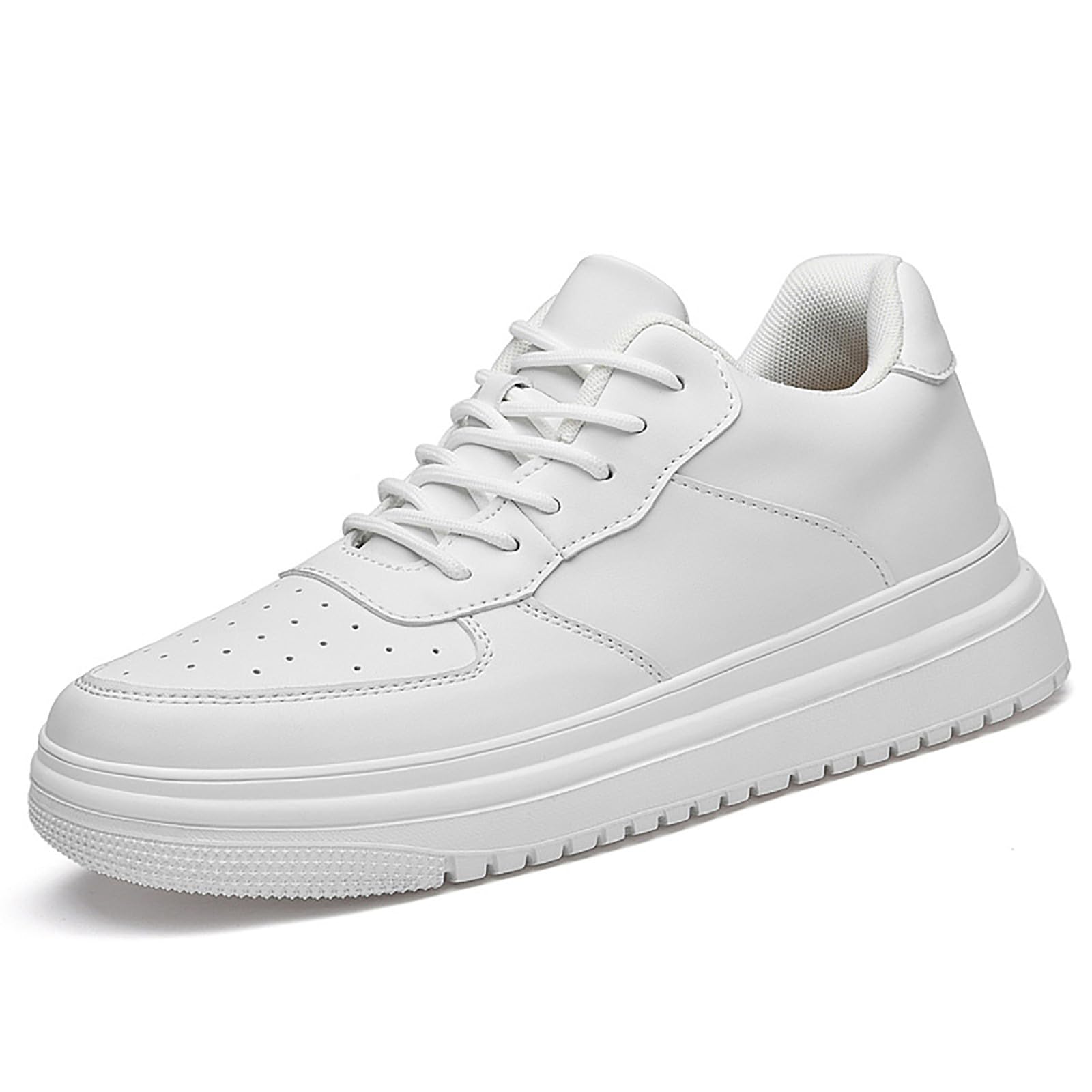 Chaussures Rehaussantes Homme 8cm Chaussures élévatrices à Hauteur Invisible Chaussure de Marche Tennis Sport Golf Légère Respirant Sneakers