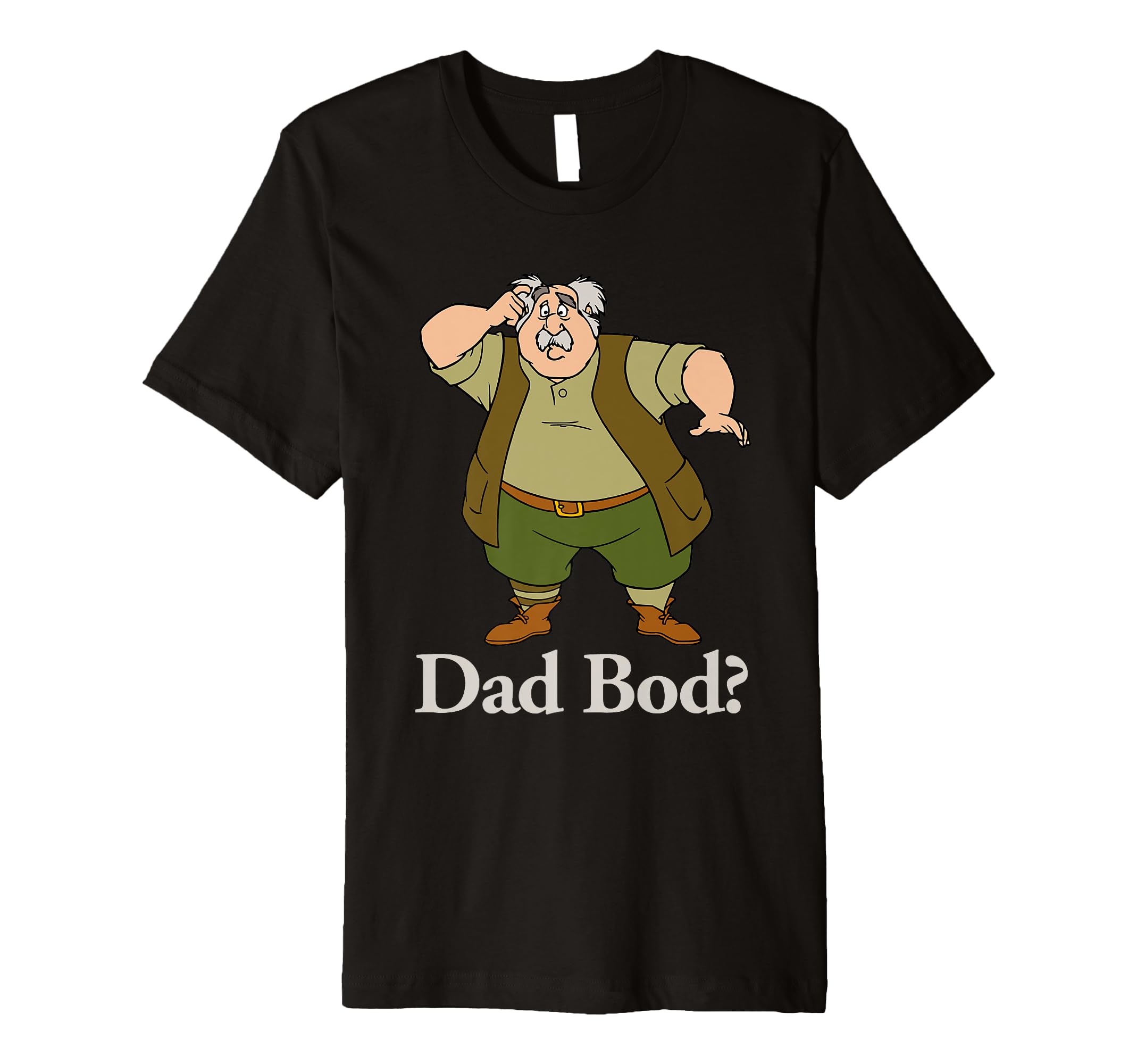 Disney Beauty and the Beast Maurice Dad Bod Premium T-Shirt