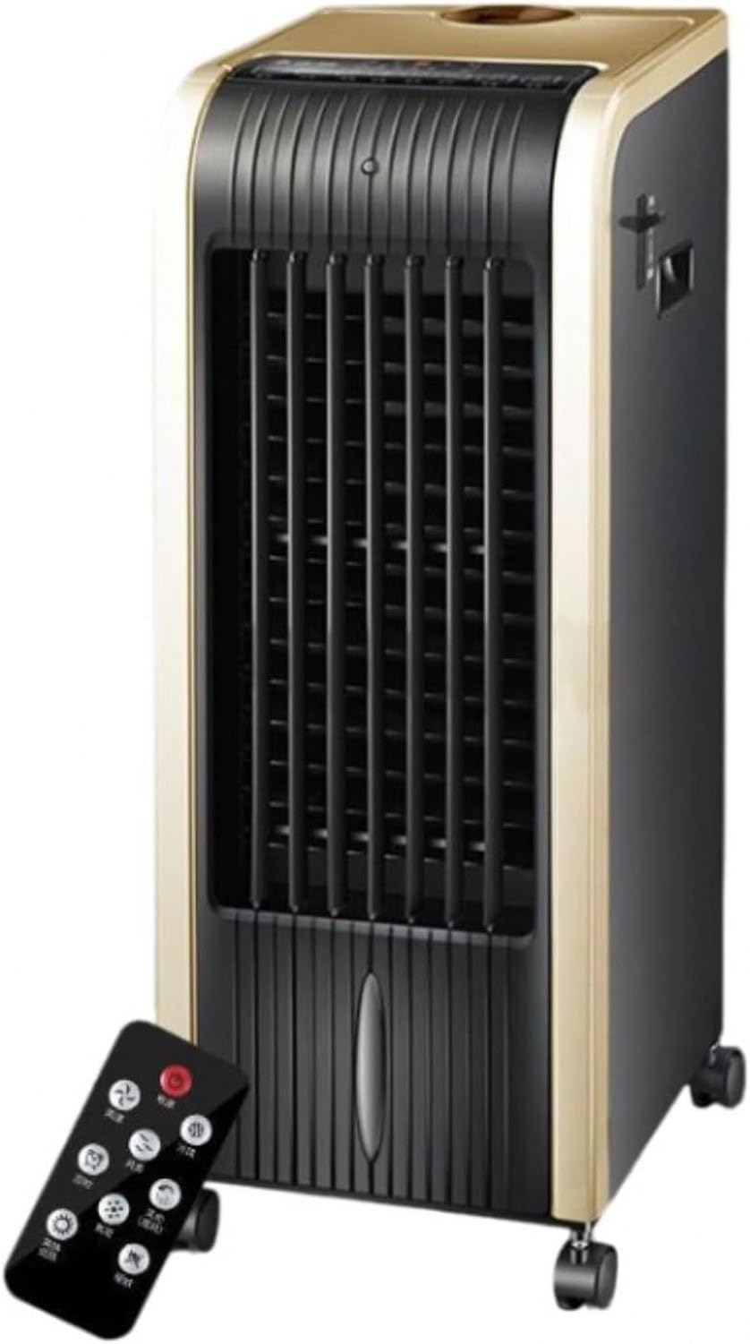 Climatiseur Portable avec Oscillation 120°, Minuterie 12H, Refroidisseur d'air Évaporatif, Ventilateur Qui Souffle de l'Air Froid pour Pièce sans Fenêtre, Réser, Style 2, 29.*33 * 73cm