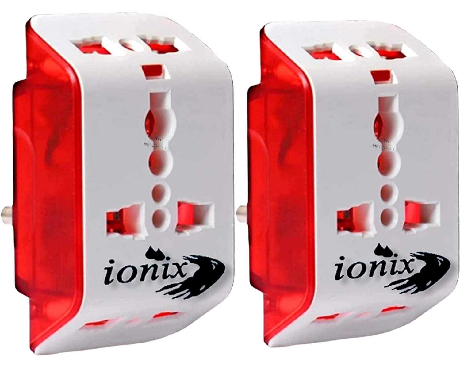 IONIX Multiplug | 3 pins plug adapter | 3 Pin Travel | Multi plug socket | Multi plug socket | multiple socket plug | multiple socket plug | Universal Multi Plug Power Plug Adapter, 1 Piece, Plastic, White Pack of 2-picture-15