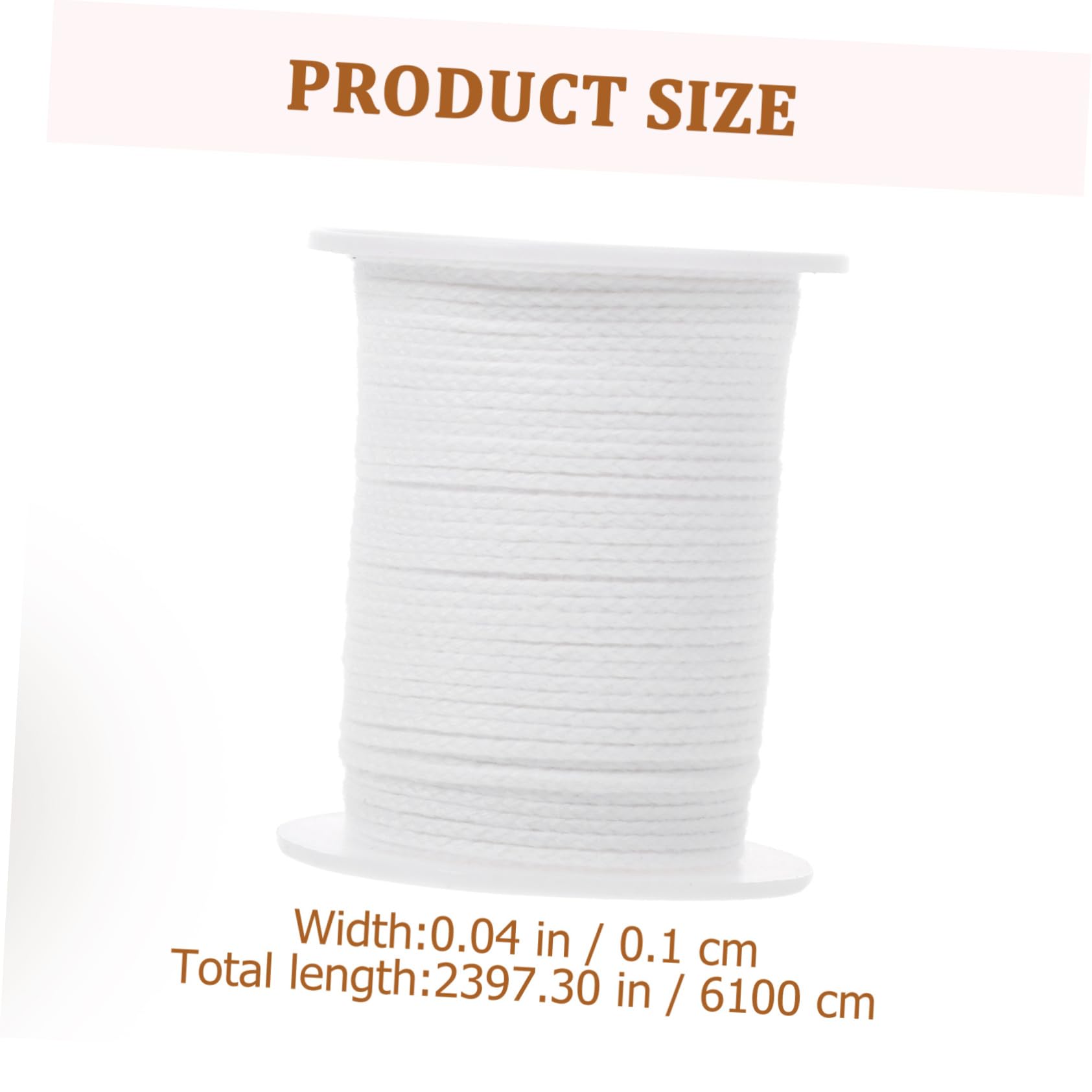 DIYEAH 1 Set DIY Candle Making Wicks Cotton Wicks for Candles for Candlemaking