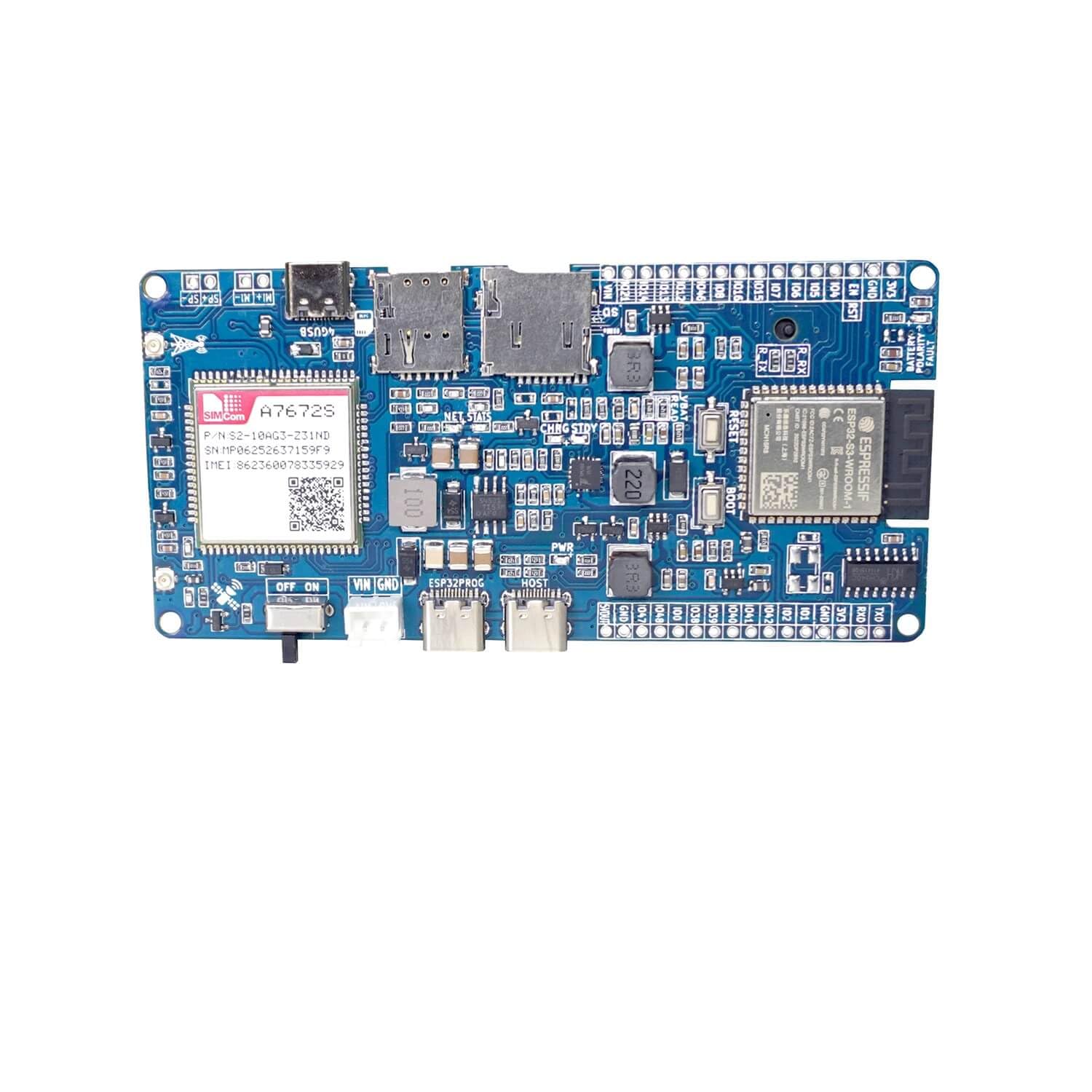 ESP32-S3 with A7672S 4G LTE Cat-1 WiFi Bluetooth GNSS IoT Smart Modem-image-10