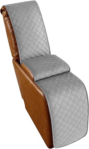 Miniatura 97 de Arfntevss - Fundas impermeables para sofá seccional reclinable en forma de L, funda antideslizante lavable para sofá reclinable, juego de fundas en