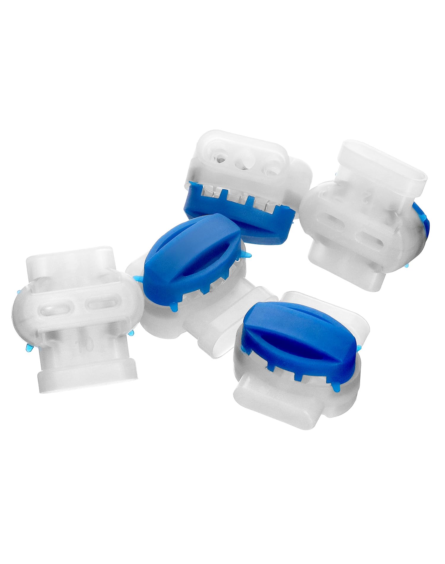QWORK Lot de 200 connecteurs électriques IDC 314-BOX à 3 fils pour câbles 22-14 AWG