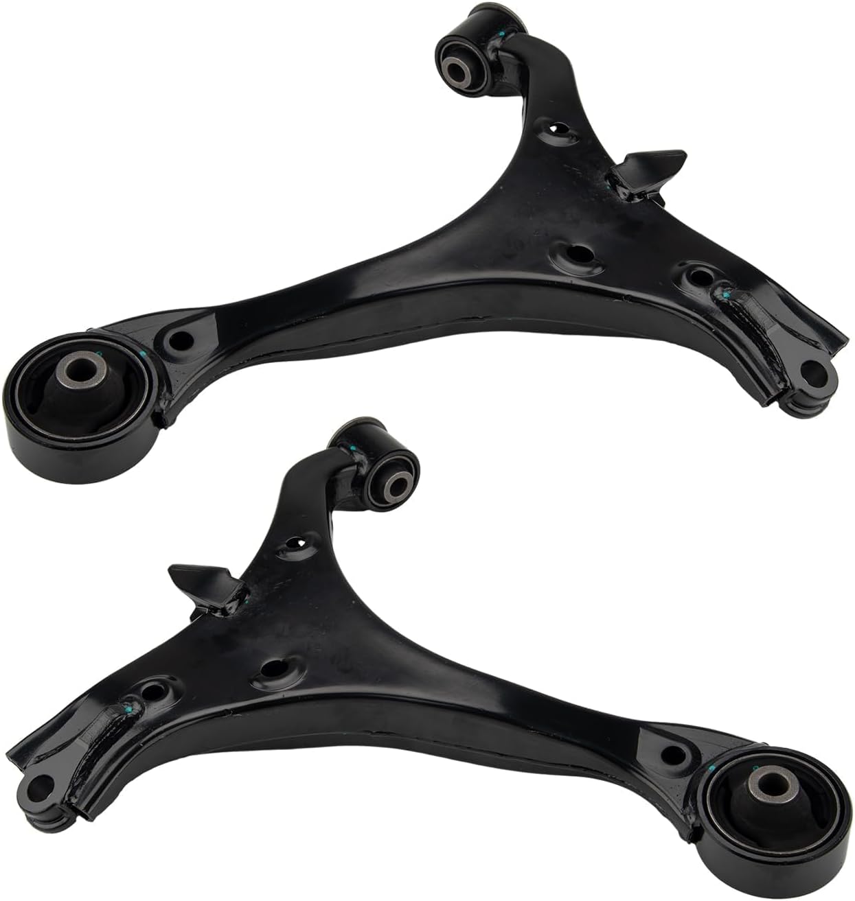 Torchbeam 8Pcs Front Lower Control Arms, Suspension Kit with Ball Joint Tie Rod End Sway Bar Link for Civic 2001 2002 2003 2004 2005, Replace for K640287 K640288