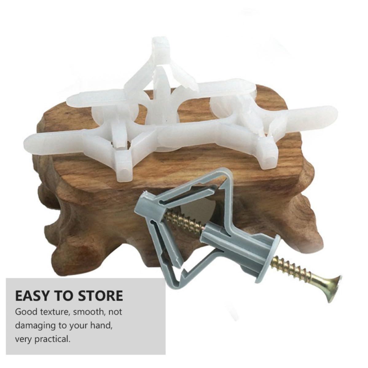 Gypsum Board Expansion Tube 250pcs Plastic Drywall Anchors