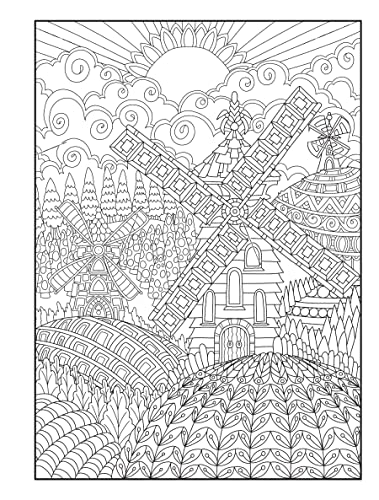 Creative Haven Whimsical Houses Coloring Book