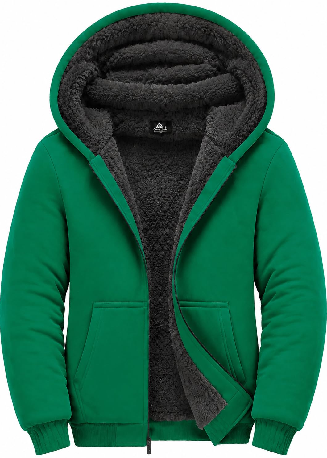 GEEK LIGHTING Boys Sherpa Lined Hoodie Kids Fleece Jacket Sweatshirt