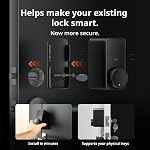 SwitchBot WiFi Smart Lock Pro with Keypad Touch, Fingerprint Keyless Entry Door Lock, Bluetooth Electronic Deadbolt, IP65 Weatherproof, Fits Your Existing Deadbolt, Supports Matter, Alexa and Google
