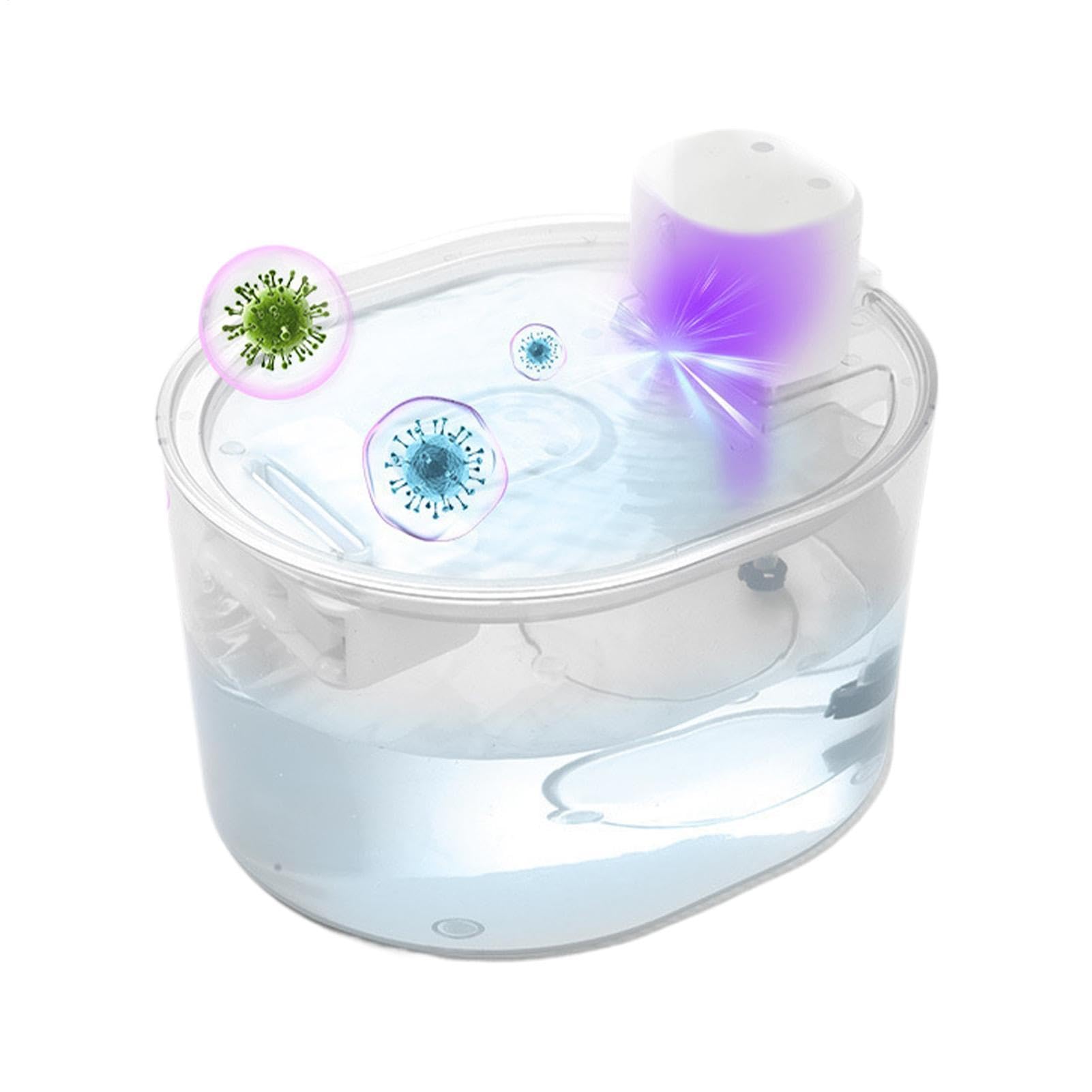 Fuentes de Agua para Gatos 3L Bebedero Recargable Silencioso con Sensor | Fuente Agua De Perros Bebedero de Mesa y Escritorio, Cachorros, , Perros y Mascotas de Interior