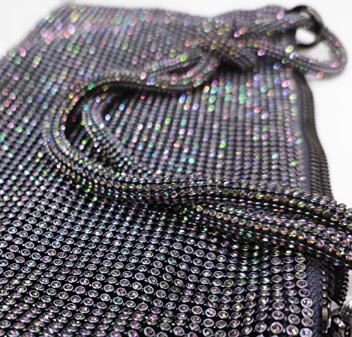 Image of Rhinestone Hobo Bag for Women Rhinestone Purses Sparkly Evening Handbag Shiny Diamond Purse for Wedding Parties 2026 | Rhinestone