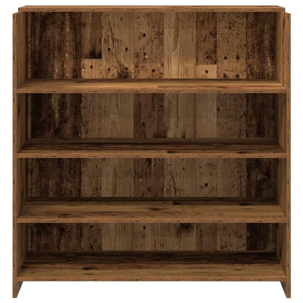 Szafka recepcyjna o wyglądzie starego drewna, 100 x 50 x 103,5 cm, materiał drewnopochodny, meble biurowe, uniwersalne, miejsce do przechowywania, wytrzymałe, do biura, hotelu, kliniki