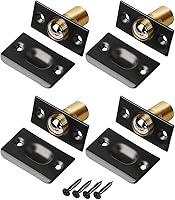 Vista 11 de Jiayi - Juego de 2 piezas de accesorios para puerta para la parte superior de la puerta francesa, cierre de bola ajustable en el pestillo de bola