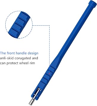 Tire Valve Puller Tool Tire Valve Stem with Valve Core Remover Tool No Scratch Valve Core Wrench for Car Bicycle Motorcycle(HT-241B)