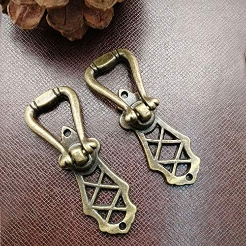 2pcs VintaBat Handle Furniture Hardware Drawer Pull closet Door Knob Kitchen Cupboard door Antique knobs Pendant handles