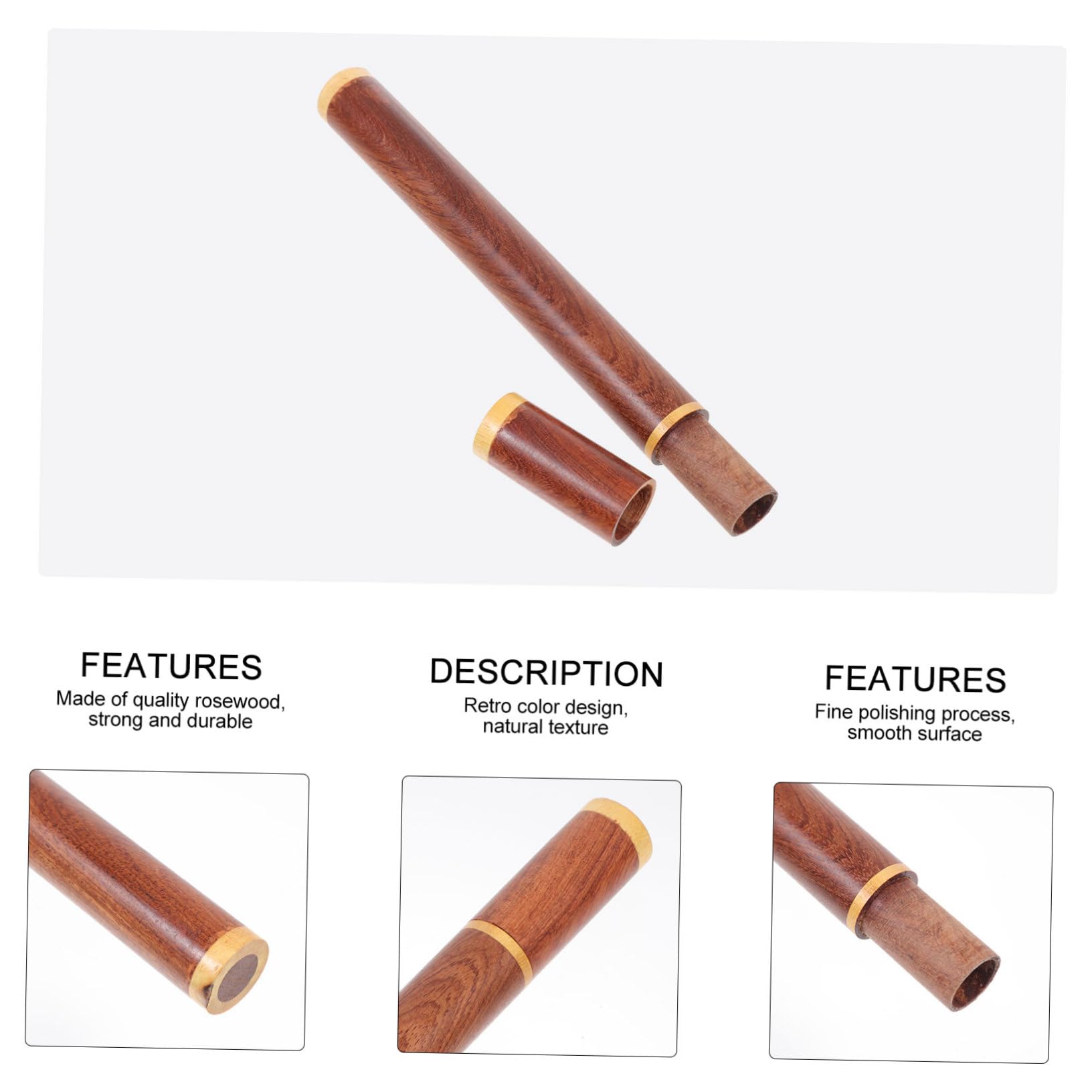 TOPBATHY 8 Stck Räucherstäbchen Halter aus Holz mit Verschlussdeckel Kompakte Aufbewahrung für Duftstäbchen Langlebige Holzröhre mit Feiner Maserung Sicherer Incense Stick Storage