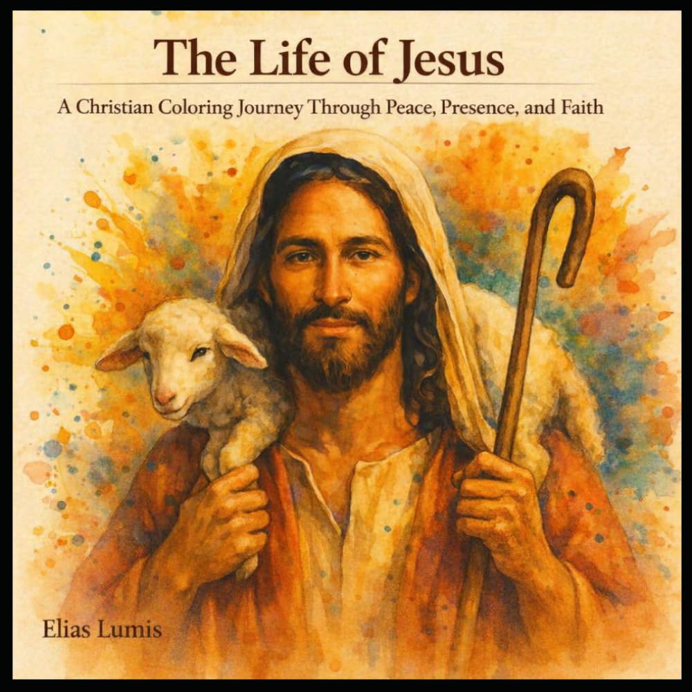 The Life of Jesus: A Christian Coloring Journey Through Peace, Presence, and Faith (The Stillness Collection)