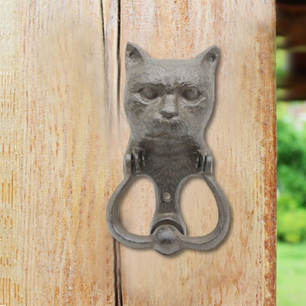 Amazon.co.jp: ドアノッカー ドアノッカー猫の形のドアノックフロント