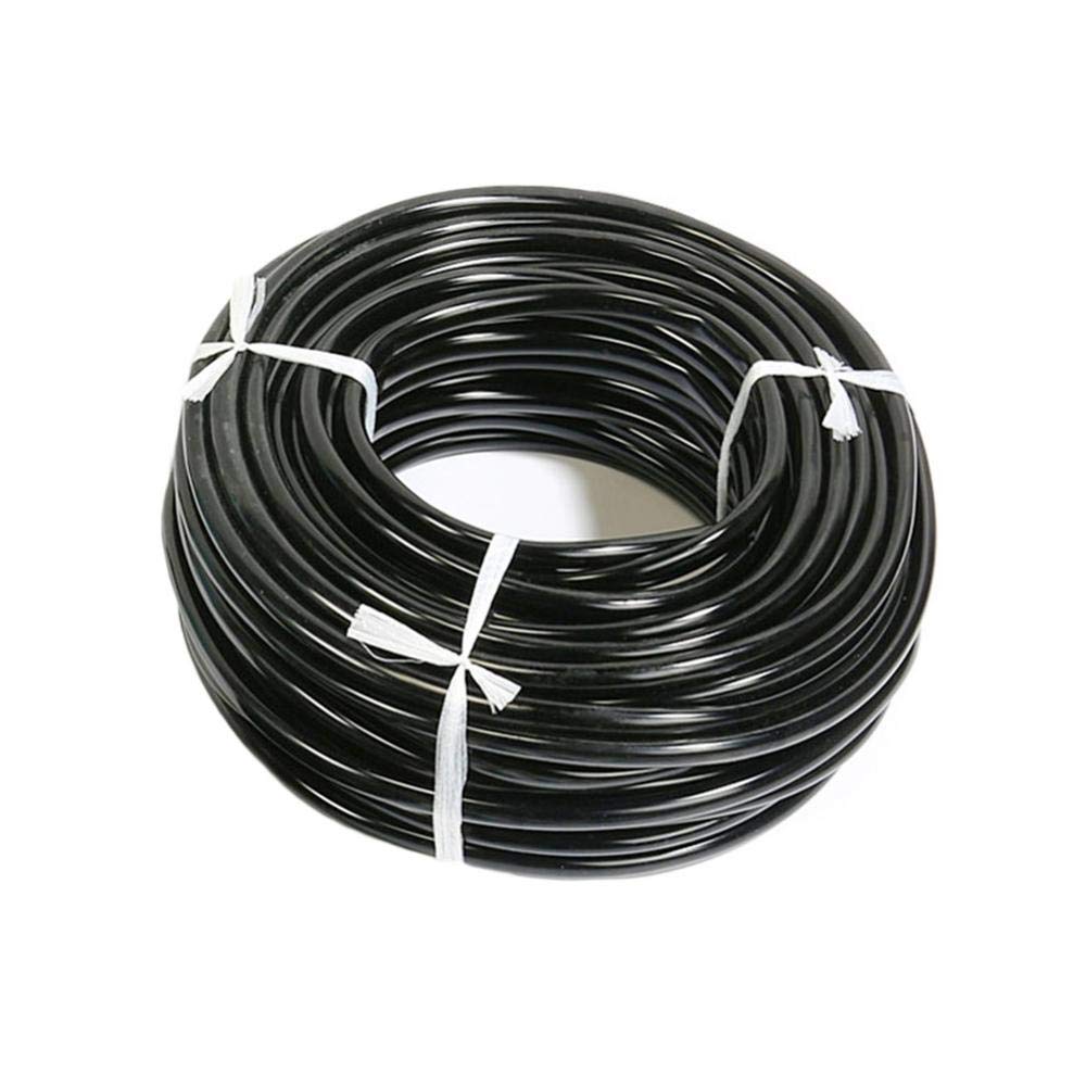 Huffa Black 8Mm Rabbit Drinker Pipe 5M/10M/20M/30M Rabbit Waterer Tap Nipple Chicken Drinking Fountains Water Hose Animal Feeding Equipment (Size : 5M)