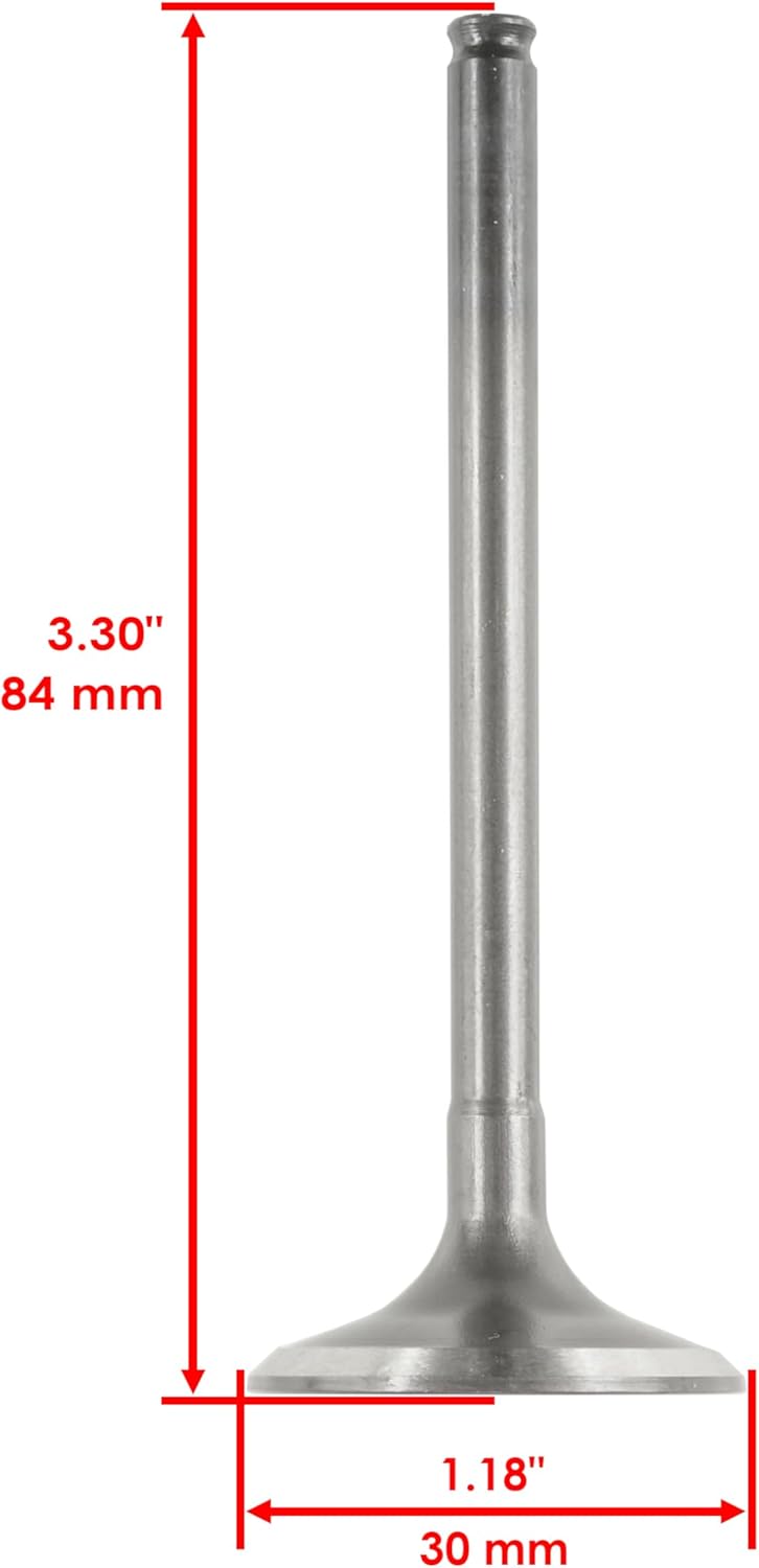 Caltric Cylinder Intake and Exhaust Valve Kit Compatible with Honda TRX450R Sportrax 450 2004-2005