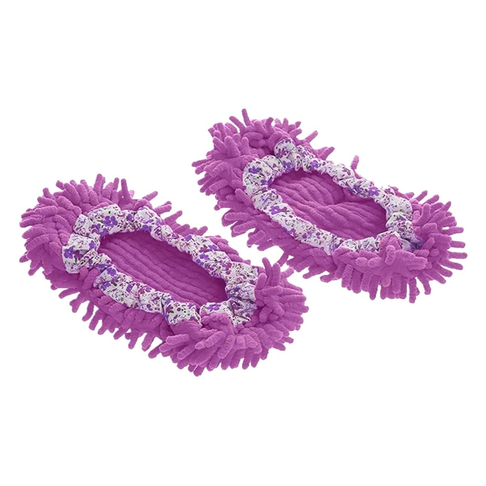 SFQEVHRZ Mop Slippers， Floor Cleaning Removable Shoe Covers Washable Mops Socks Sweeping