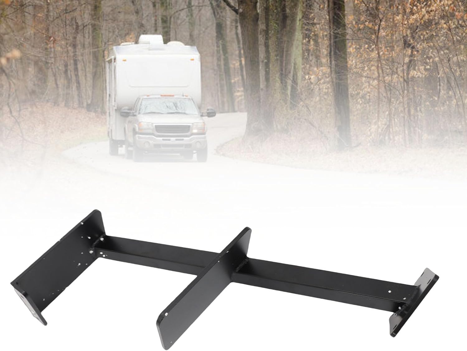 Boat Trailer Step 3 Steps Stainless Steel Paint Spraying, Universal Trailer Tongue Step with Angled Design for Bass Boats, Durable Anti - Slip Boarding Access