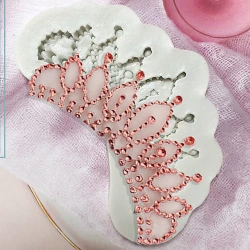 Molde de silicona para corona de bricolaje, decoración de cupcakes de boda, herramientas de decoración de pasteles de fondant, joyería de caramelo,