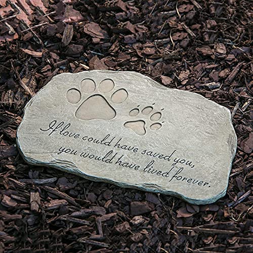 de Pata para Animais de Estimação Memorial Cão Túmulo Gato Jardim Quintal Lápide