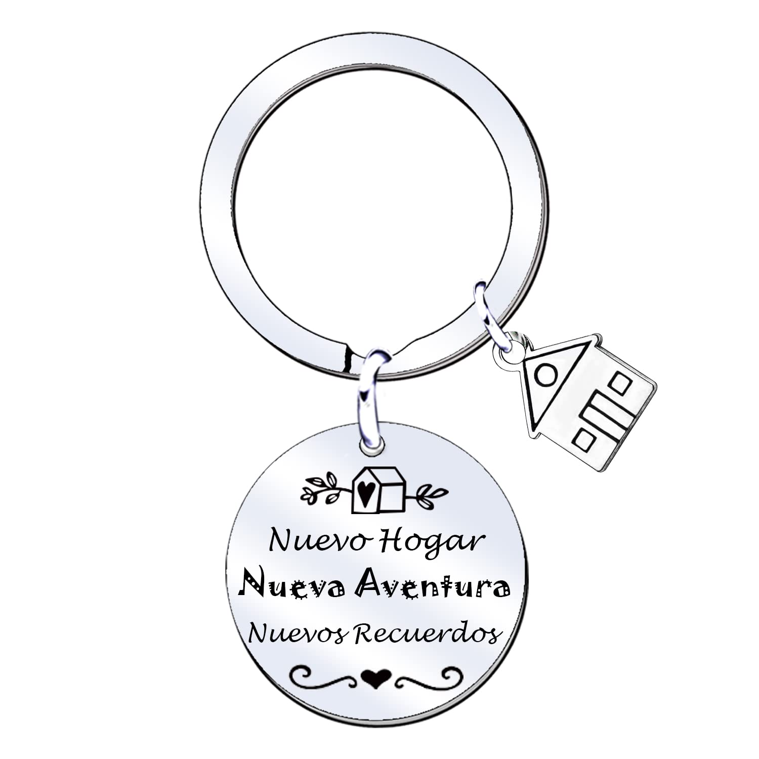 MNBVBV llavero nuevo casa nuevas aventuras, regalo de inauguración de la casa para mujer marido, regalos de calefacción para parejas Regalos de inauguración de la casa nuevo