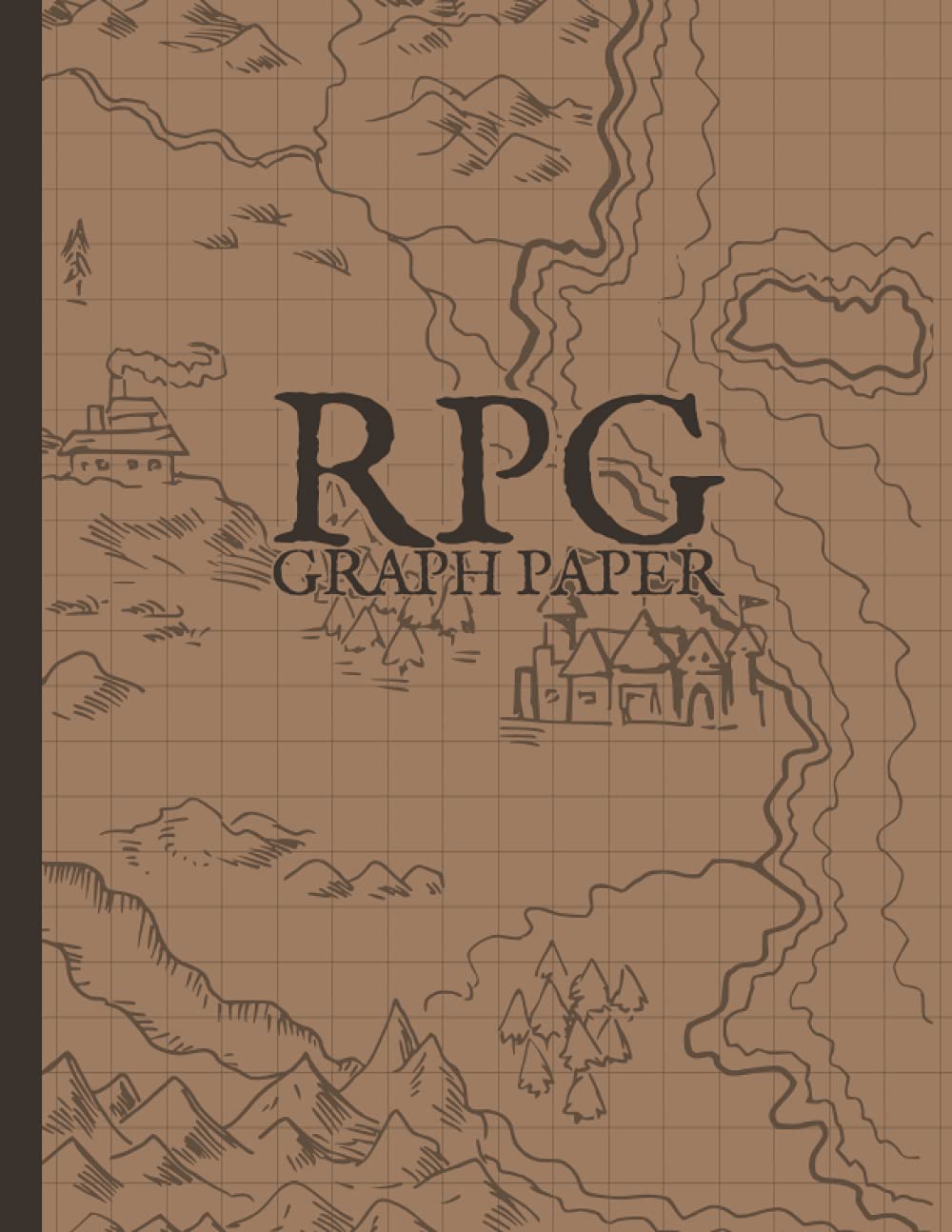 RPG Graph Paper: Large (8.5 x 11) Graph Paper Composition Notebook for Role Playing Games with 120 Blank Grid Pages