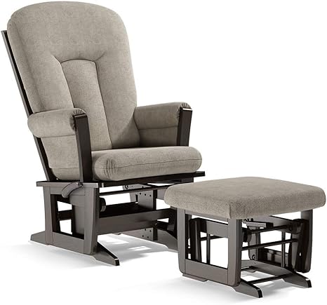 multiposition glider and ottoman