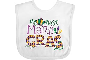 My First Mardi Gras Baby Bib