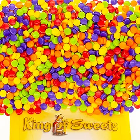 Pucker Ups 1 Pound Tangy Sugar Candy Sweet and Sour Candy Old School Hard Candy in a King of Sweets Bulk Bag Cover