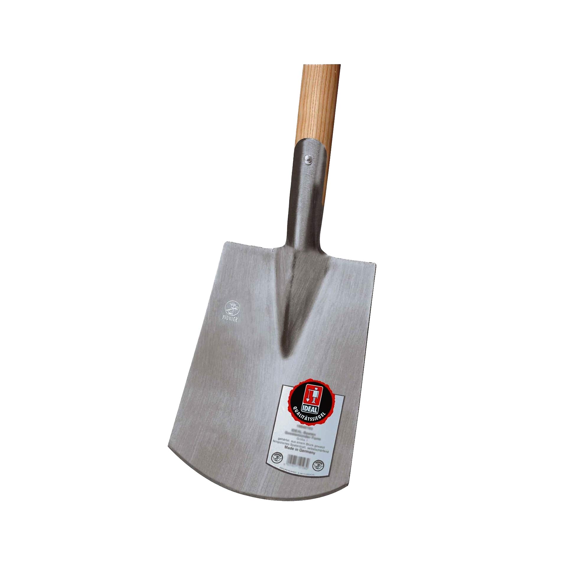 Ideal Spaten Pionier Größe 2 Bremer Form mit T-Stiel, Silber/Beige, 8 x 20 x 119 cm