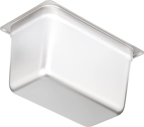 Miniatura 3 de Carlisle FoodService Products Durapan - Sartén de acero inoxidable tamaño 14, para catering, bufés, restaurantes, acero inoxidable, 6 pulgadas de