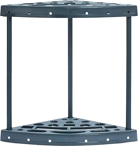 VEVOR Organizador de herramientas de jardín, 19 ranuras, estante de torre de herramientas de patio para organización y almacenamiento de garaje,