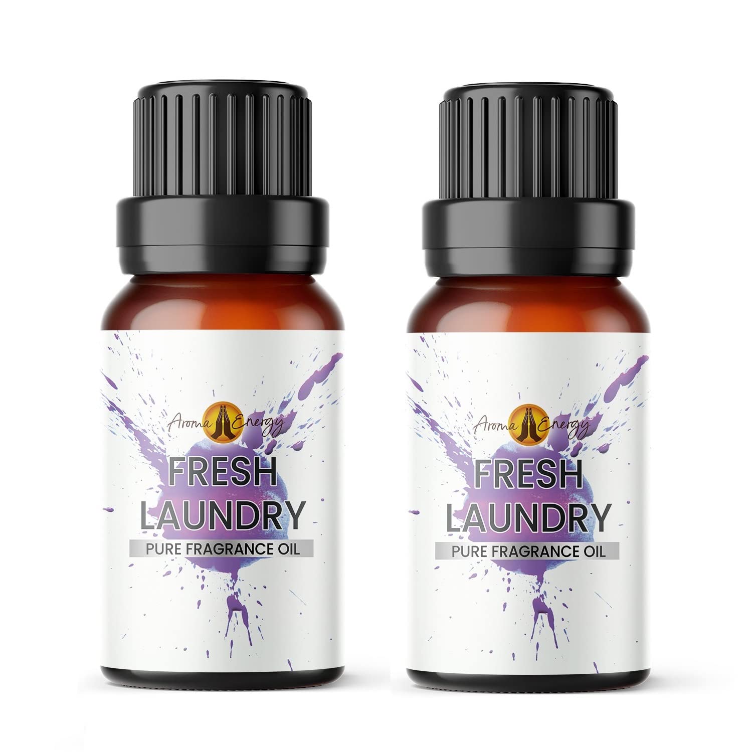 Aroma Energy | Fresh Laundry Fragrance Oil 20ml (2 x 10ml) - Highly Scented Oil for Making Candle, Soap, Wax Melt, Diffuser etc โ image 1